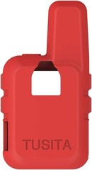 Military-Grade Silicone Case for Garmin inReach Mini 1 & 2 – Soft Red Finish