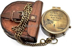 Military Compass for Hiking and Survival- Waterproof Brass Nautical Pocket