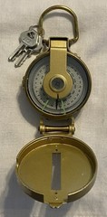Vintage “Kiffe” Military Style Lensatic Compass Japan Liquid Filled Rare