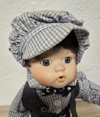 Artist doll porcelain doll boy doll 26 cm collector rarity Vintage