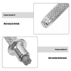 8pcs Cane Tip Tungsten Steel Hiking Trekking Pole Tip Walking Cane Foot