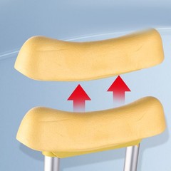 2Pcs Foam Crutch Pads for Armpits Reusable Underarm Covers Slip Resistant