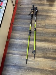 Trail Buddy UltraStrong Adjustable Walking Trekking Hiking Poles yellow/white