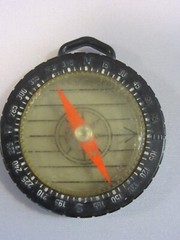 Taylor Instruments, Asheville NC Hand Held Compass Key Chain Vintage 1960’s
