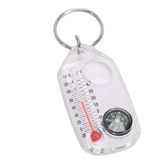 10PCS Portable Compass And Thermometer For Outdoor Adventures Easy To Use