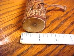 Wood Whistle Hand Carved Tree Limb Dog Training Survival Camping + 20mm compass