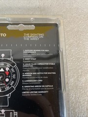 SUUNTO M-9 Wrist Compass Liquid-Filled with Jewel Bearing & Side Read Window New