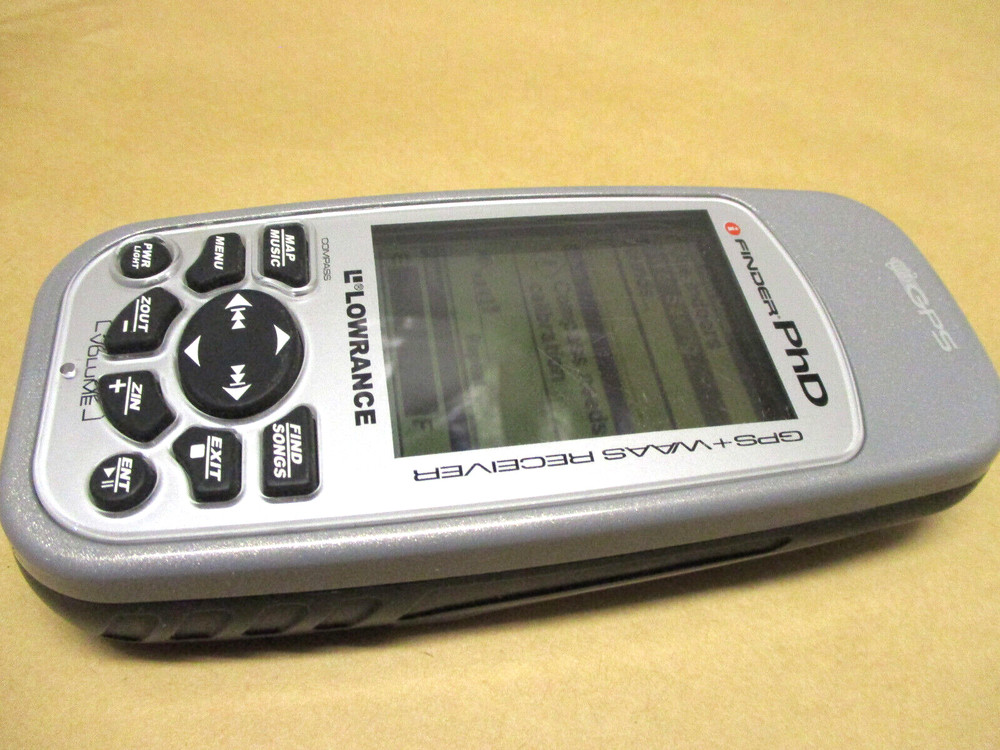 Lowrance iFinder PhD Handheld Fish Finder GPS WAAS Receiver Freedom Maps F49T