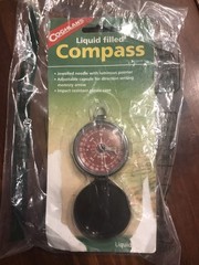 Coghlan’s Liquid Filled Pocket Compass with Case, Survival Camping Outdoors
