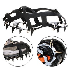 18 Tooth Steel Ice Spikes for Shoes Hiking Climbing Snow Anti Slip Grip