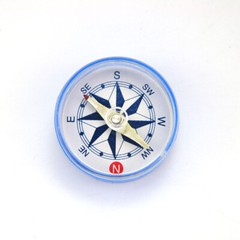Compass button emergency hiking-adventure-field work