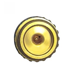 Aluminum High Altitude Adapter for Portable Gas Stoves 3 x 3 x 2.8 cm Yellow