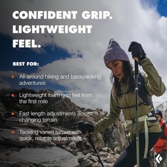 Lightweight Aluminum Trail Trekking Poles – Adjustable for All-Season Adventures