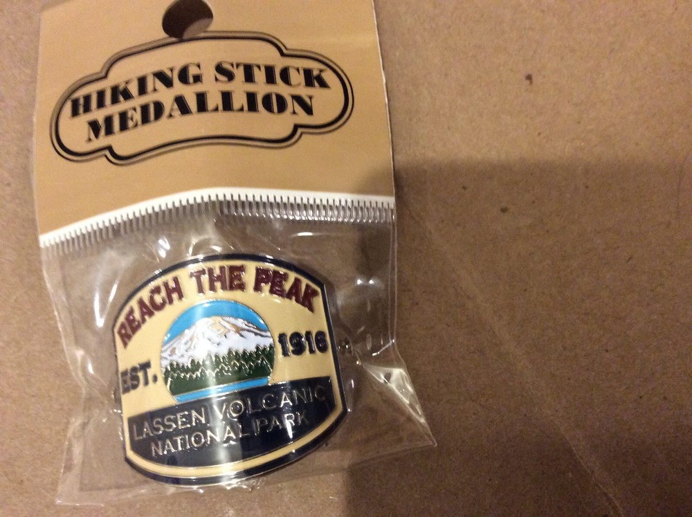 Lassen Volcanic National Park Walking Stick Medallion – California Souvenir
