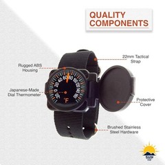 Sun Company ArmArmour 2 – Shielded Wrist Thermometer & Rugged Tactical Strap