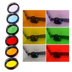 Essential 6pcs Telescope Filters for Astronomical Observation with Storage Box