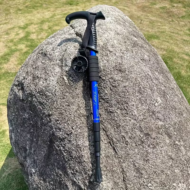 Telescopic Hiking Stick, Adjustable Walking Pole, Lightweigh,t Trekking Outdoor