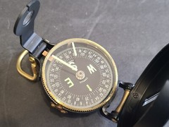 Lensatic Compass Vintage Original Box Pouch Instruction Your Direction Protector