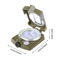 Professional Compass Pocket Military Army Outdoor Hiking Camping Survival BOB