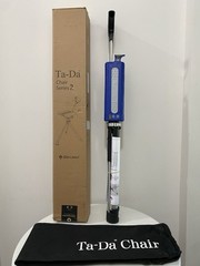 STEP2GOLD Ta-Da Chair Series 2, Portable Trekking Hiking Pole – 36.2” Blue