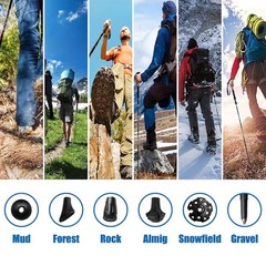 Trekking Poles – Lightweight, Collapsible Hiking Poles for Backpacking Gear, …