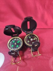 Lot Of 2 Compass ENGINEER LENSATIC COMPASS