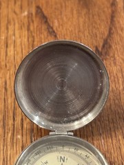 Vintage Compass With Lock and Direction Arrow Made in Germany Liquid Filled PIC