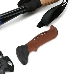 2Pcs Cork Handle Replacement for Nordic Walking Poles Lightweight Durable Grip