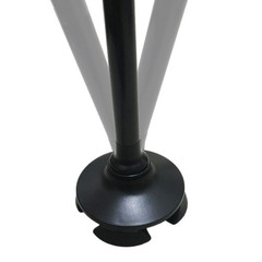 Adjustable Folding Walking Cane 5-Level Trekking Pole LED Light Alarm