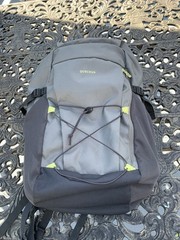 Decathlon Quechua Forclaz Symbium 70+10L Hiking Backpack Black/Green Adjustable