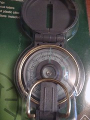 Coleman Lensatic Compass w/Case Liquid Filled Luminous Letters Sealed Pkg NOS