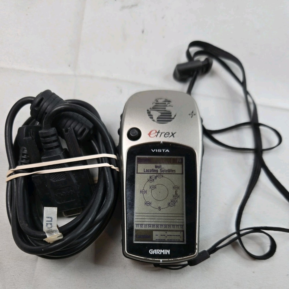 GARMIN eTrex Vista WaterproofSatellite GPS Hiking Geocache Backcountry Works