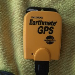 DeLorme Earthmate GPS Receiver Model 9538 v1.0 and USB Cable Used B11