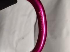 6 1/4 in Large Aluminum Carabiner Snap Hook w Soft Foam Grip