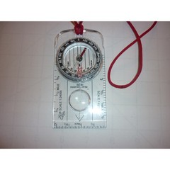 Silva Explorer Baseplate Compass with Magnifier and Lanyard for Hiking Camping
