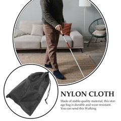 Walking Stick Storage Bag Organizer Crutch Drawstring Bag Portable Storage Bag