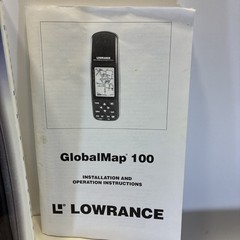Tested Working Lowranc Globalmap 100 Plus GPS Receiver with Box Manual and More!