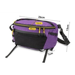 Outdoor Chest Bag Lightweight Portable Design Moisture-proof Partition
