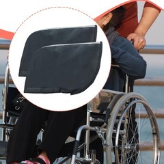 2x Rollator Hand Grips Transport Chair Hand Grip against Rain and Snow Crutch