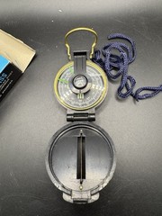 Vintage Metal Lensatic Compass Made in Japan