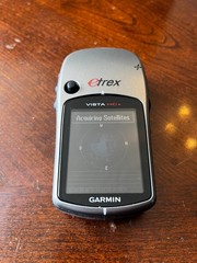 Garmin eTrex Vista HCx Personal Navigator Handheld GPS with accessories