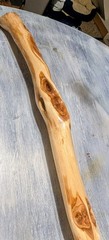 50″ – Hand Carved Diamond Willow – Finished with apoxy – Hiking /Walking Stick
