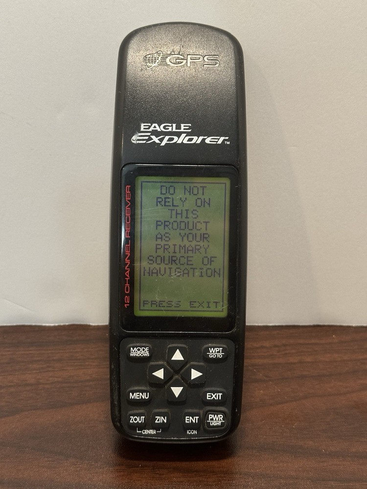 EAGLE EXPLORER GPS 12 CHANNEL, Boat Navigation, Hiking / Outdoors – Working