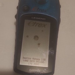 Garmin eTrex Legend Handheld GPS for Hiking, Blue/Black