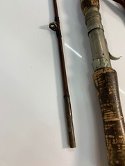 Vintage Heddons? Tonkin Cane? 2 pc. Bamboo Fly, Trout Fishing Rod w/ Pouch