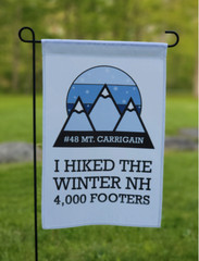 NH48 Finisher Flag. Personalized with the last mountain you hiked!