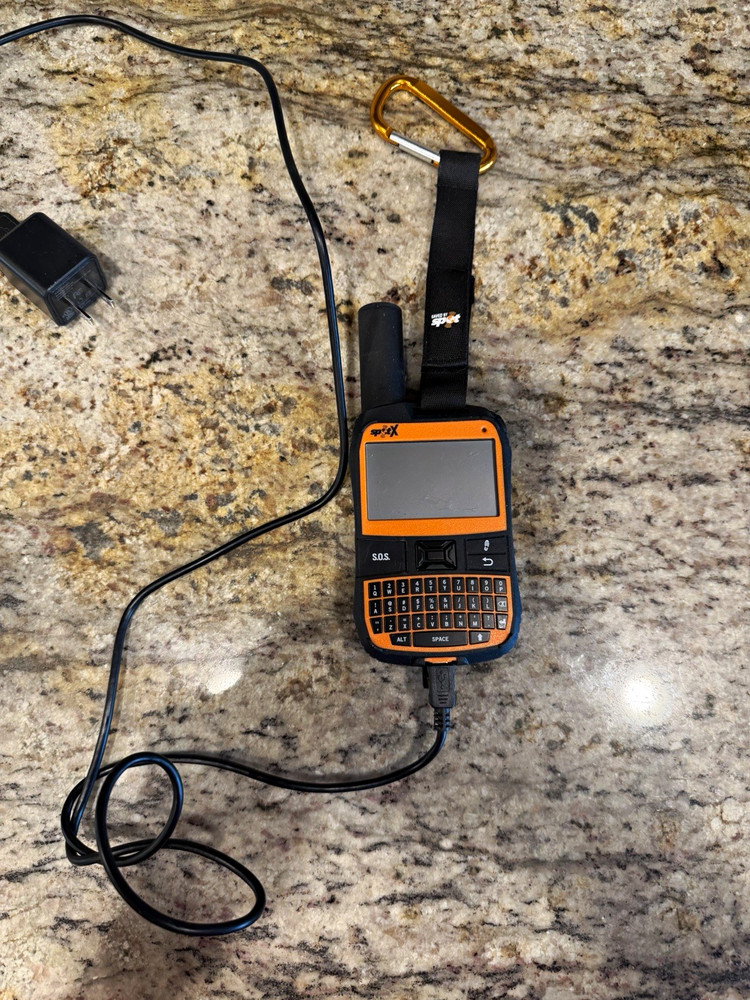 SPOT SPOT X GPS Satellite Messenger with SOS for Hiking, Orange/Black