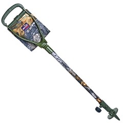 Camou Outdoor Walking Stick with Adjustable Seat Shooting Stick Hunting Stool