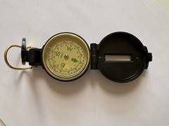 Black Plastic Engineer Directional Compass