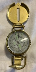Vintage “Kiffe” Military Style Lensatic Compass Japan Liquid Filled Rare